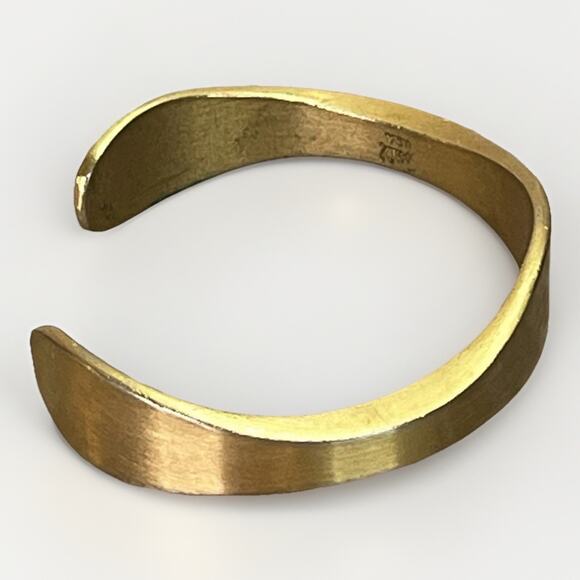 VTG SPEIDEL USA Jewelry Bracelet SIGNED Cuff Bangle Gold Tone Womens - Patricia - Picture 3 of 13